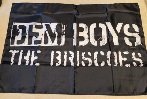 All Elite Crate Exclusive The Briscoes Dem Boys Flag 24x36 AEW ROH Cover