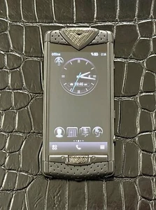 VERTU Constellation Touch Neon Silver CARBON FIBER Global GSM Luxury Phone - Picture 1 of 2
