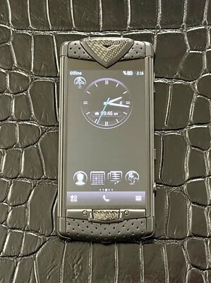 Роскошный телефон VERTU Constellation Touch неоновое серебро углеродное волокно глобальный GSM - Изображение 1 из 2