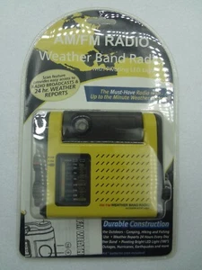AM FM Radio Weather Band Radio with LED Light NOS - Picture 1 of 13