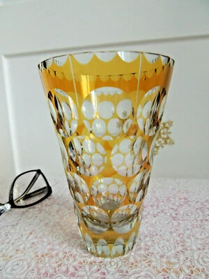 Alte große Glas Vase um 1960/70--leicht Defekt - Bild 1 von 4