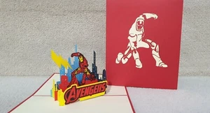 Especial 3D Pop Up AVENGERS Card.(Cumpleaños, Felicidades o cualquier ocasión). Ca en blanco - Imagen 1 de 4