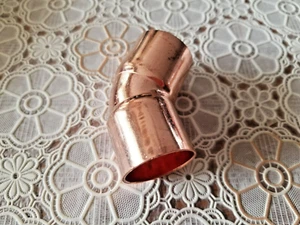 Paquete de 2 accesorios de codo de cobre de 45 grados de 1" - Imagen 1 de 2