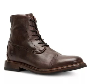 Frye Murray Brown Lace Up Boots Size 11 - Picture 1 of 3
