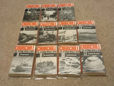 The Second World War Books Winston S Churchill  2--12 1964 Paperback Cassell - Image 1 of 4