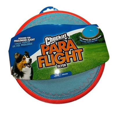 Chuckit! Paraflight Dog Frisbee Large - Far Flying Floating Disc Toy - Image 1 of 3