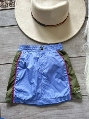 Oshkosh девочек юбка Bgosh ветровка флис с подкладкой размер 6 яркий фиолетовый + зеленый - Изображение 1 из 4