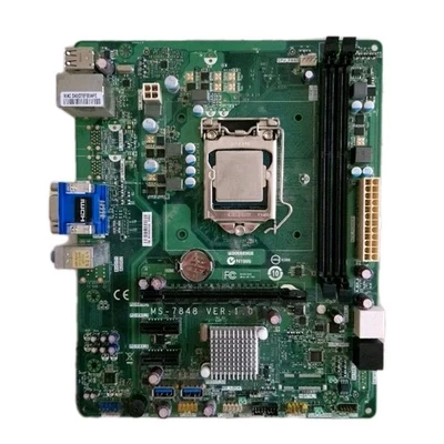 Medion MT22 MS-7848 Intel H81 Mainboard Micro ATX Sockel 1150 + Intel i5-4440 - Bild 1 von 3