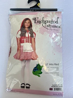 Little Red Riding Hood Enchanted Costumes Med. Ages 7-10, 42-49” Tall, 2-pieces - Image 1 of 3