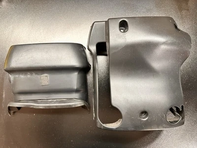 92-98 HONDA CIVIC DEL SOL CRX Steering Wheel Column Cover Black OEM - Image 1 of 2