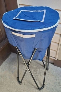 Folding Insulated Camping Cooler Bag Foldable Standing Picnic Outdoor Adventure  - Picture 1 of 5