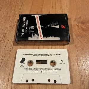 The Rolling Stones ‎– Sticky Fingers CASSETTE TAPE 70s US issue mick jagger - Picture 1 of 4