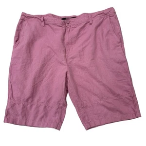 Sean John Men's Size 42 Chino Shorts Linen Blend Pink Urban Hip Hop Y2K - Picture 1 of 7