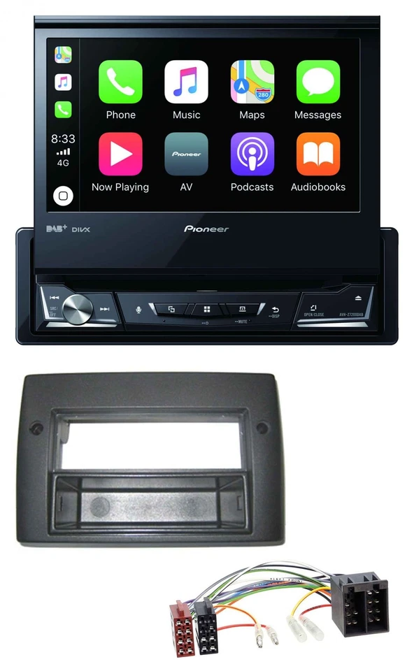 Pioneer DVD Bluetooth DAB USB MP3 Autoradio für Fiat Stilo 192 01-08 Profiversio - Bild 1 von 4