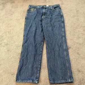 Cinch Men’s 38x30 Green Label Relaxed Fit Tapered Jeans Dark Stone Western Rodeo - Picture 1 of 11