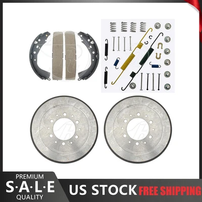 Kit de herrajes de tambores de freno y zapatas de freno trasero para Toyota Tundra 2004-2006 Foto 1 de 4