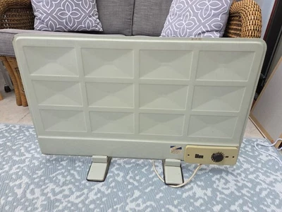 Glen Convector Heater Plug In Slimline Radiator Adjust Temperature White Tested - Image 1 of 4