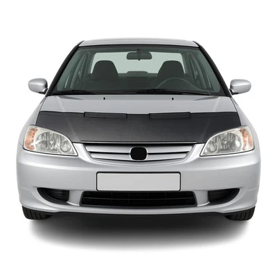 Car Bonnet Mask Hood Bra for Honda Civic 2001-2005 Carbon Black 1 Pc - Изображение 1 из 4
