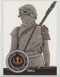2016 Star Wars High Tek Armor Topps.com Online Exclusive 5x7 Jumbo /49 Rey w3d - Picture 1 of 3