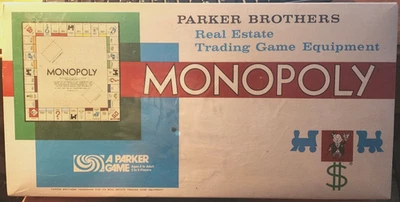 Vintage Jogo de Tabuleiro Monopoly Nº 9 Parker Brothers General Mills NOVO NA CAIXA Selado - Imagem 1 de 4