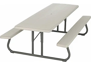 Lifetime 80123 880123 8-Foot Classic Folding Picnic Table - Picture 1 of 3