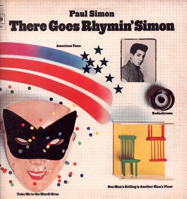 Paul Simon There Goes Rhymin' Simon LP vinyl UK Cbs 1973 orange labels stereo - Image 1 of 4