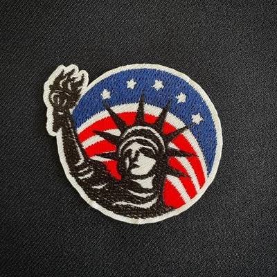 Statue Of Liberty United States Travel Souvenir 100% Embroidered Patch Iron-On - Image 1 of 2