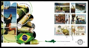 SG05 NETHERLANDS 2009 FDC Miniature Sheet: Boundless Netherlands (II) - Brazil - Picture 1 of 1