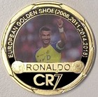 Souvenir Coin: Golden Coin for Christiano Ronaldo CR7 - Golden Metal Coin.#3