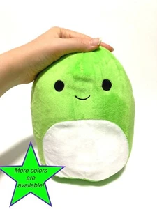 SQUISHMALLOW STYLE PLUSH TOY GREEN DINO DRAGON 8" BRAND NEW NWT STUFFED ANIMAL - Picture 1 of 7