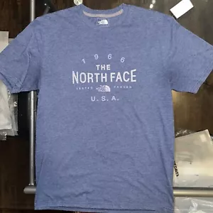 The North Face Mens Blue Standard Fit T-shirt - Picture 1 of 4