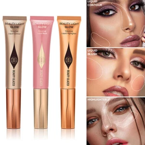 Crème Bronzer Contour Blush et surligneur Liquid Blush Stick Make Up stylo -* - Bild 1 von 17
