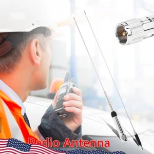 NL-770R 144/430MHz Dual Band Mobile / Station Radio Antenna with UHF Male Plugs - Zdjęcie 1 z 8