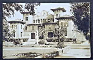 Pensacola FL Foto Real Postal Vista del Ayuntamiento - Imagen 1 de 2