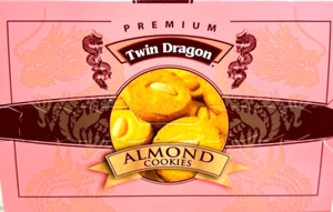 Twin Dragon Premium Almond Cookies Individually Wrapped 12oz(Pack of 12)~03/2026 - Picture 1 of 3