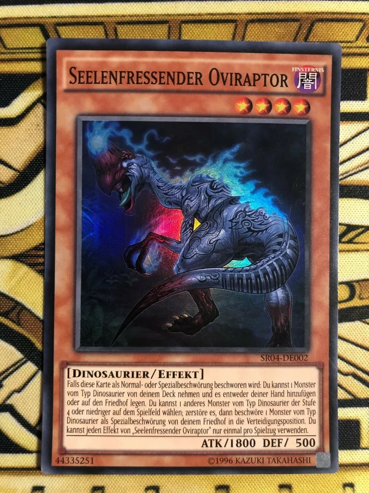 Yugioh Seelenfressender Oviraptor SR04-DE002 Super Rare - Bild 1 von 1