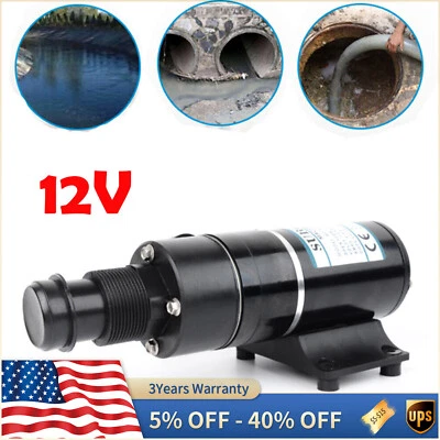 MACERATOR PUMP 12V- Waste/Toilet/Sewerage/Water/Marine/Boat/Caravan/RV 9.5A