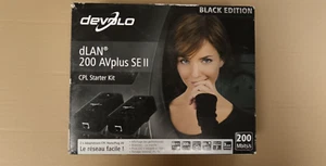 KIT CPL DEVOLO dLAN 200 AVplus SE II BLACK EDITION 200Mbits/s - Photo 1/2