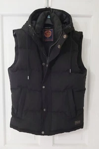 Superdry Padded Hooded Gilet, black, medium - Picture 1 of 10