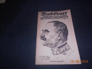 R! Hojas de artista Watchfeuer guerra 1914/16 No. 111 de 1916 de Tersztyanski - Imagen 1 de 3