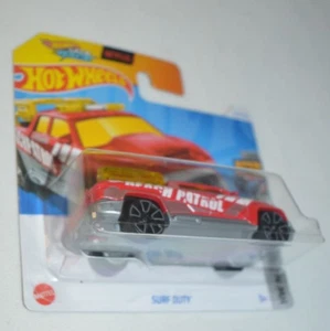 HOT WHEELS 2024 HW METRO 2/10 - SURF DUTY ROJO EN UNA TARJETA CORTA - Imagen 1 de 5