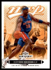 2003-04 Upper Deck MVP Clifford Robinson Golden State Warriors #40