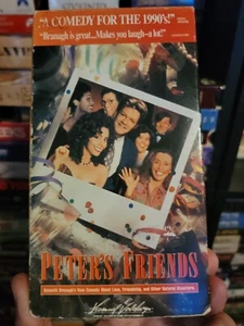 Peter's Friends 1992 VHS Rare Hard To Find Original Release Version - Picture 1 of 2