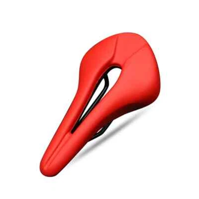 Sillín de Bicicleta Cuero Suave Cómodo Asiento MTB Montaña Carretera Bicicleta Ciclismo Parte Foto 1 de 4