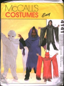 4141 McCalls Costume Halloween Bambini Modello CUCITO Vestibilità Sciolta Pullover Fantasma - Foto 1 di 2