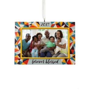 Mahagoni-Punze Forever Blessed Bilderrahmen Christbaumschmuck NEU/Neu in OVP - Bild 1 von 1