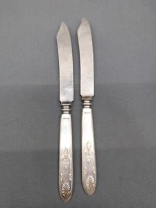 Cuchillos de mantequilla "Aetna Works" con patrón de Landers, Frary & Clark - Imagen 1 de 4