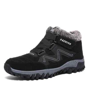 Winter Plush Warm Waterproof Men Women Snow Boots Ankle Boots Rubber Shoes - Picture 1 of 26