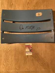DON MATTINGLY SIGNED NEW YORK YANKEE STADIUM SEAT BACK MLB HOLO JSA COA AUTO - Picture 1 of 3