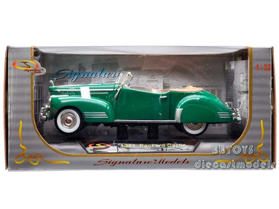 1941 PACKARD DARRIN ONE EIGHTY GREEN 1/32 BY SIGNATURE MODELS 32398 - Image 1 of 1